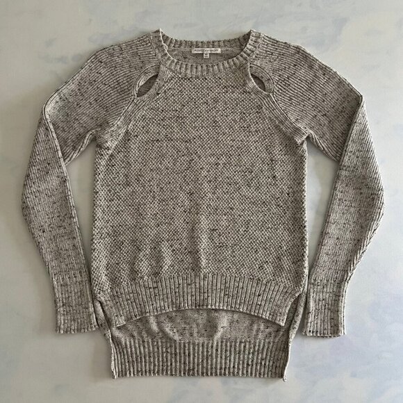 Rebecca Minkoff Sweaters - Rebecca Minkoff Heather Grey Knit Crewneck Sweater